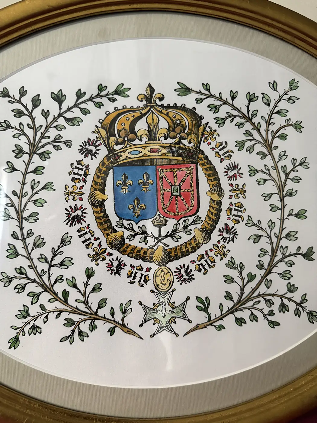 Armes de France et de Navarre sous Louis XIII