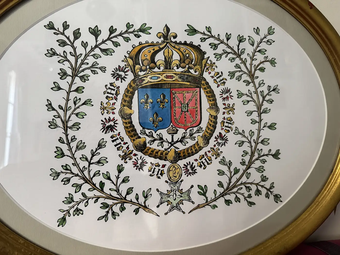 Armes de France et de Navarre sous Louis XIII